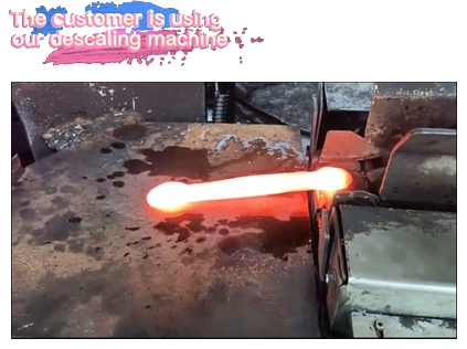 New forging process descaling equipment for adjustable