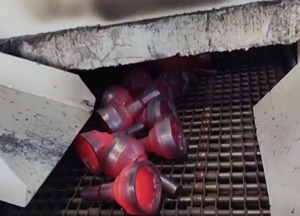 Automatic forging production line for CV Joint